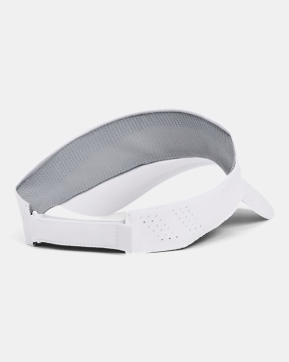 Men's UA Launch Visor, White, pdpMainDesktop image number 1